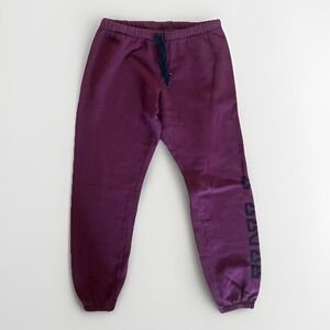 Victorias Secret Pink Sweatpants Size Small low rise maroon and black